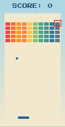 レンガ(赤枠)の場所を示す画像