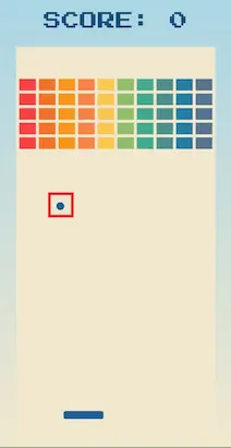 ボール(赤枠)の場所を示す画像